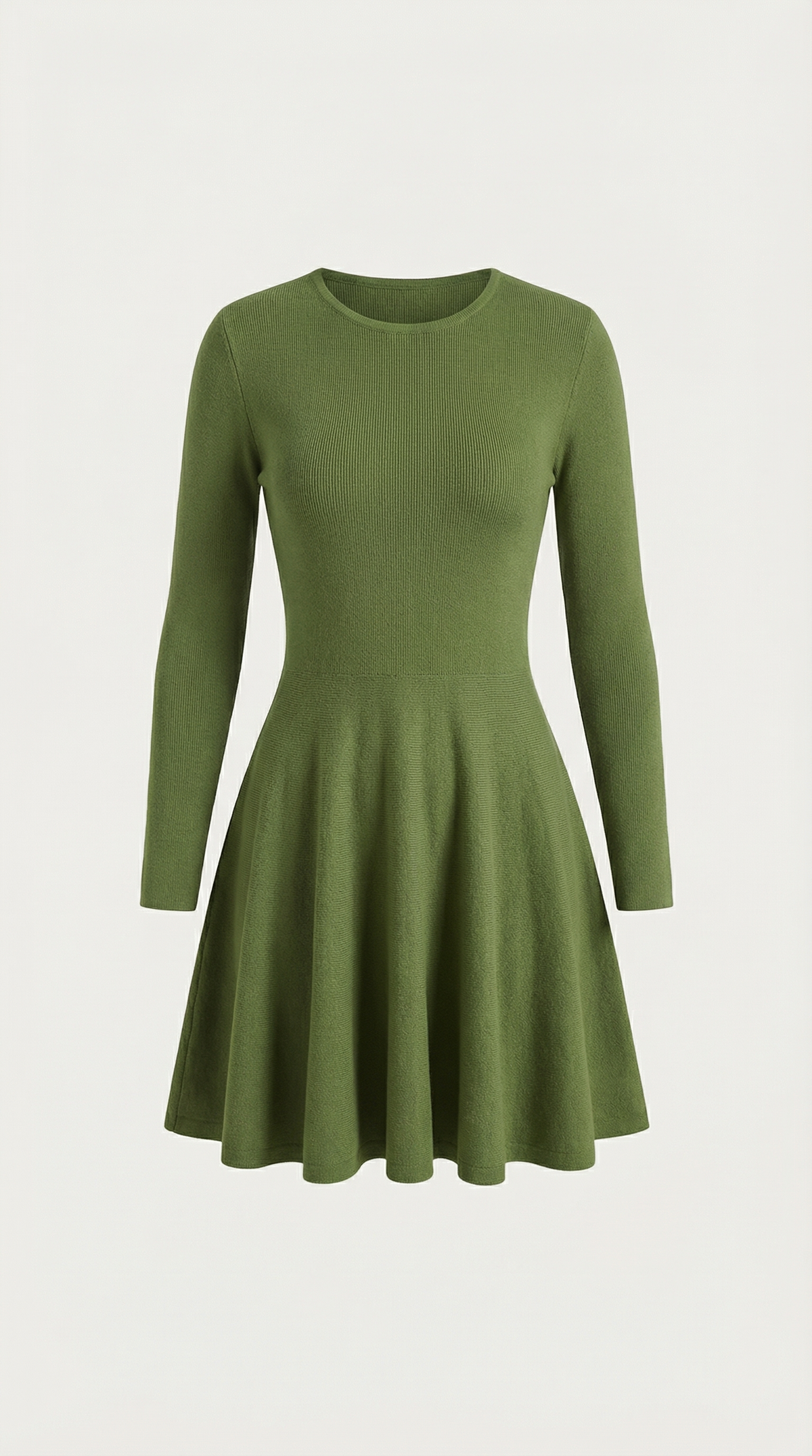 TIFFANY | VESTIDO CORTO DE MANGA LARGA CON PLIEGUES