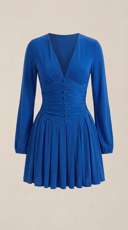TRICIA | VESTIDO CORTO CON ESCOTE EN V