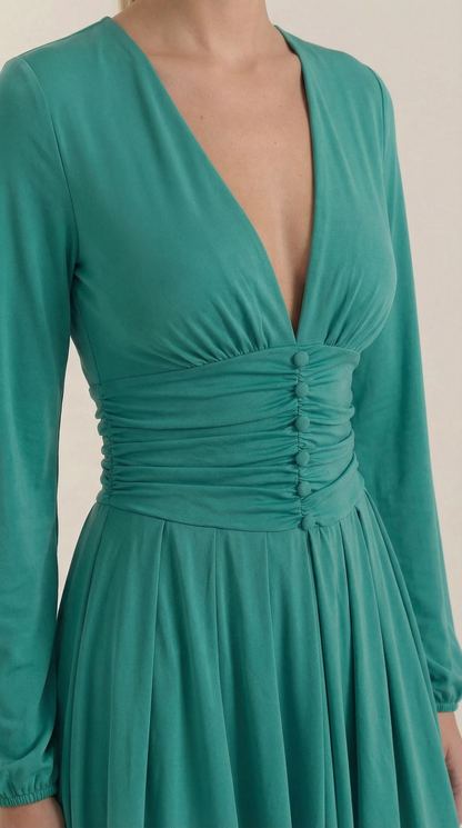 TRICIA | VESTIDO CORTO CON ESCOTE EN V