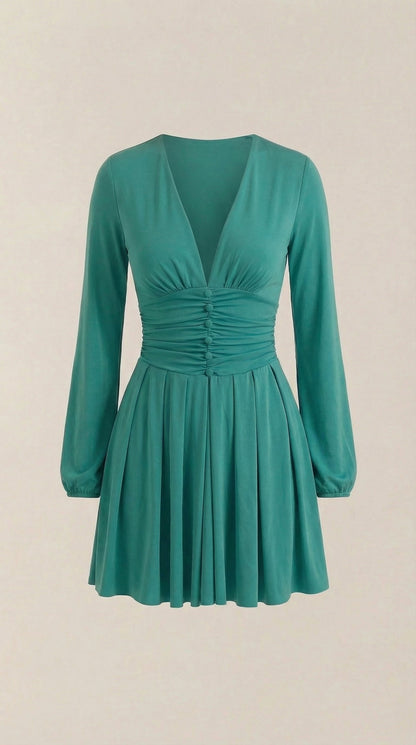TRICIA | VESTIDO CORTO CON ESCOTE EN V