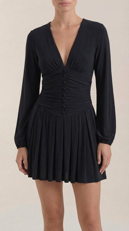 TRICIA | VESTIDO CORTO CON ESCOTE EN V