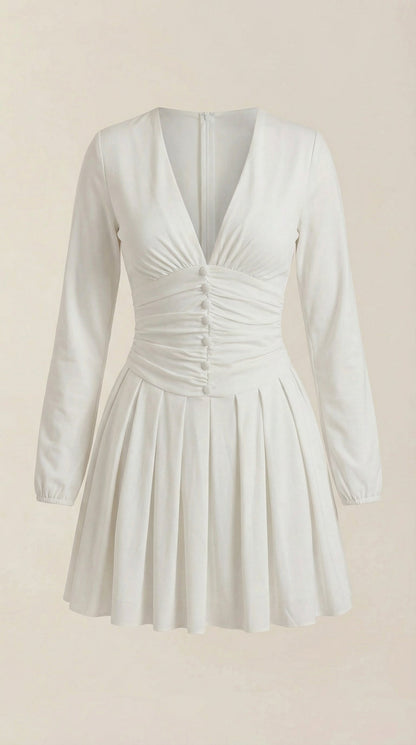 TRICIA | VESTIDO CORTO CON ESCOTE EN V