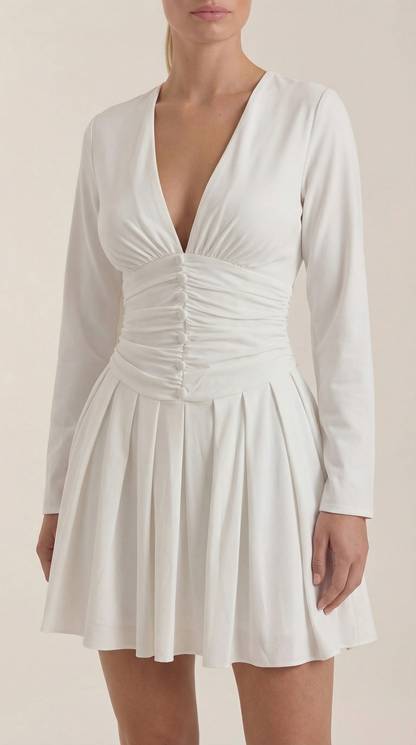 TRICIA | VESTIDO CORTO CON ESCOTE EN V
