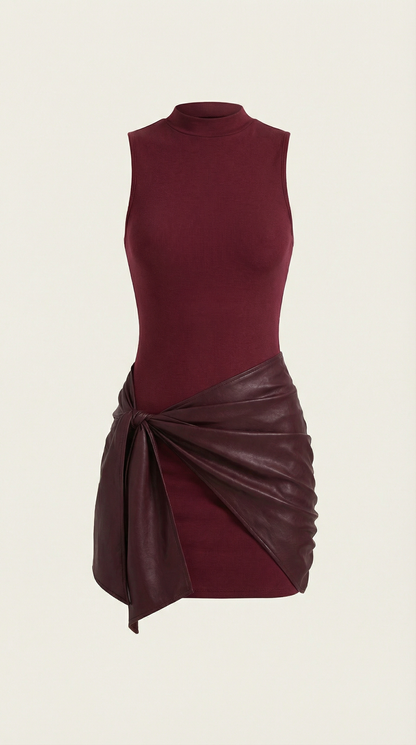 VICKIE | VESTIDO CORTO DE ESTILO CRUZADO