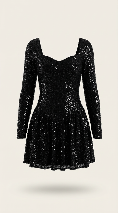 CALLIE | VESTIDO CORTO DE LENTEJUELAS