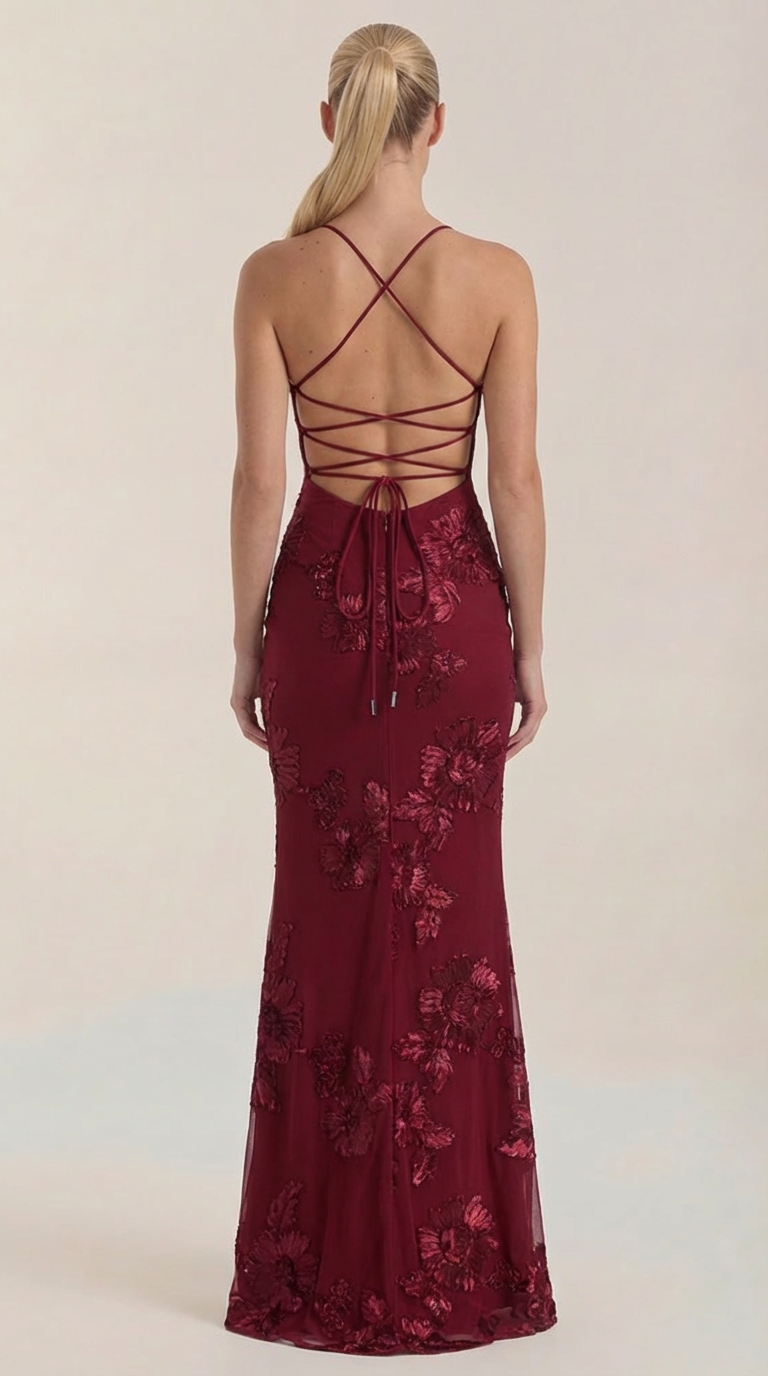 CHANTAL | VESTIDO LARGO FLORAL CON CORSET