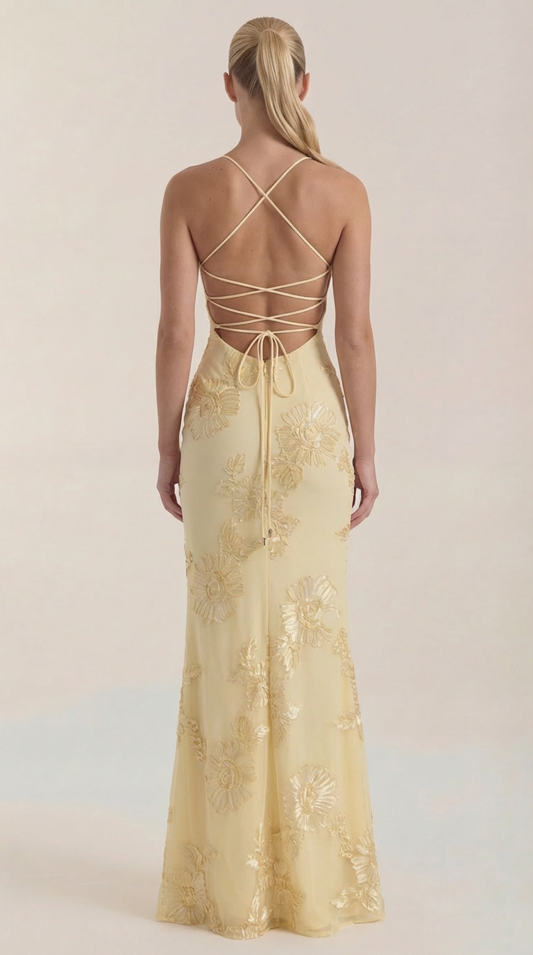 CHANTAL | VESTIDO LARGO FLORAL CON CORSET