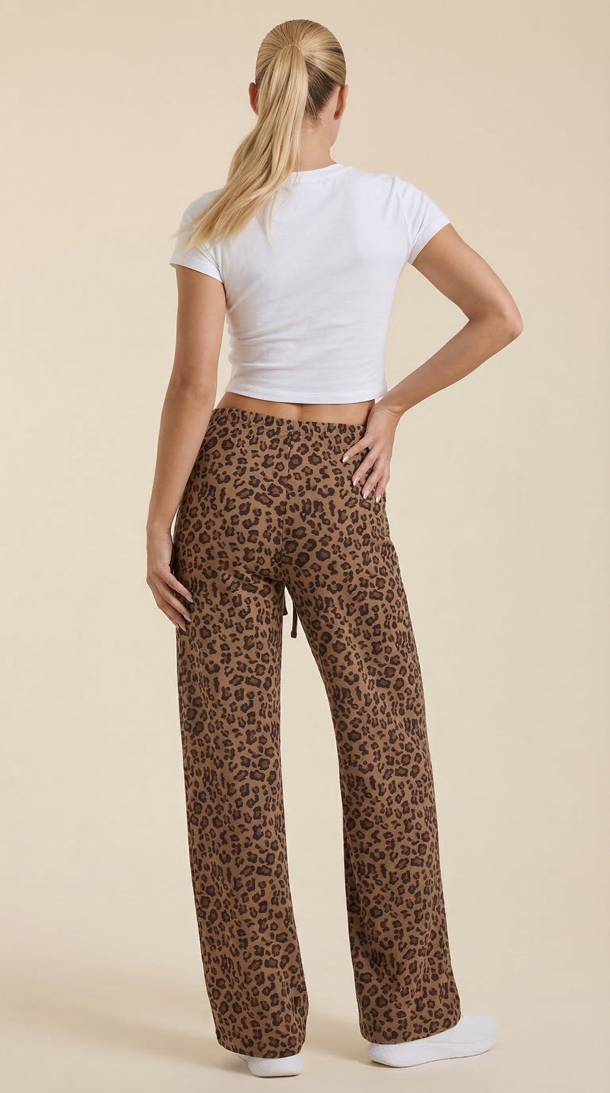 CLEO | PANTALONES CON ESTAMPADO DE LEOPARDO