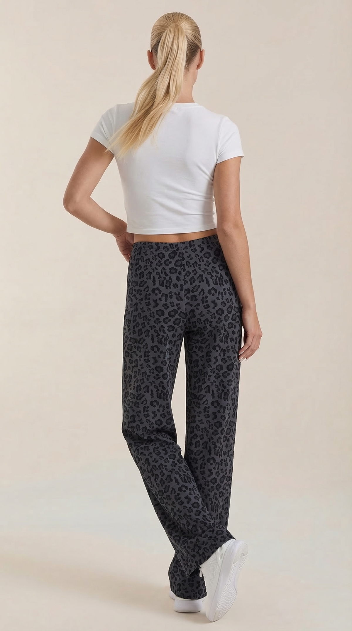 CLEO | PANTALONES CON ESTAMPADO DE LEOPARDO
