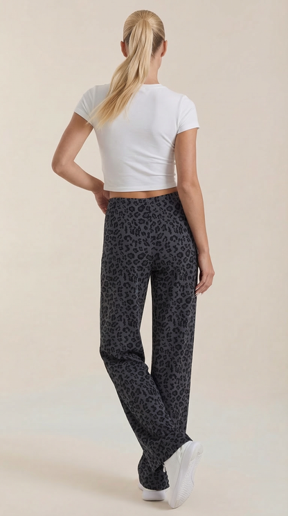 CLEO | PANTALONES CON ESTAMPADO DE LEOPARDO