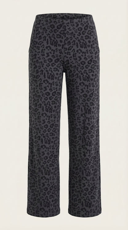 CLEO | PANTALONES CON ESTAMPADO DE LEOPARDO