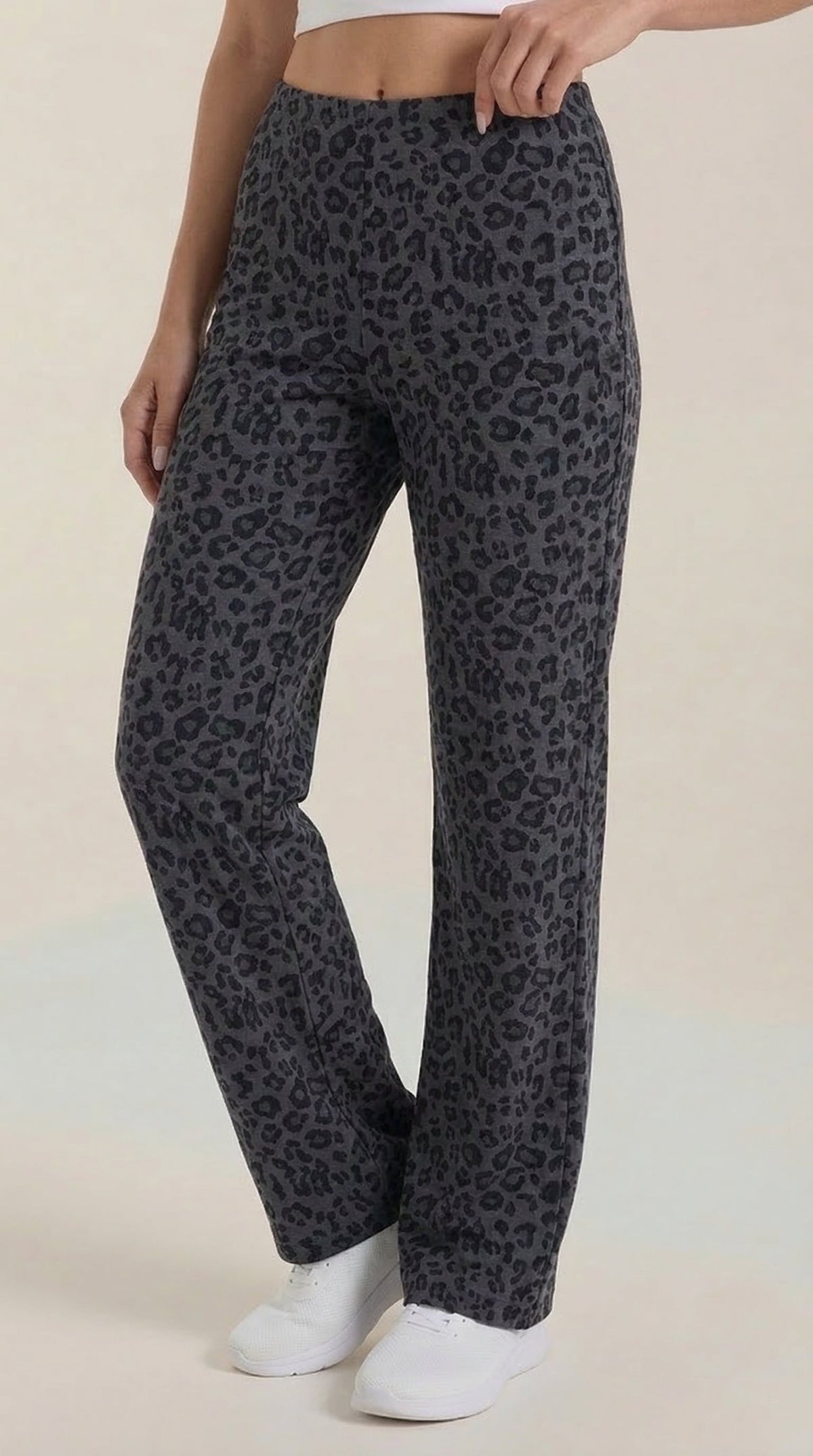 CLEO | PANTALONES CON ESTAMPADO DE LEOPARDO