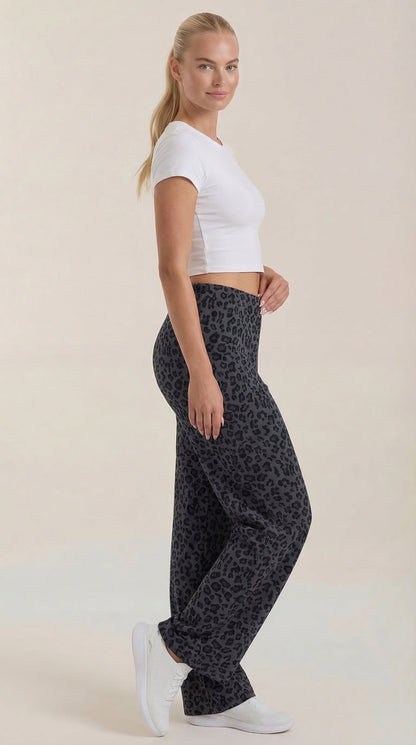 CLEO | PANTALONES CON ESTAMPADO DE LEOPARDO