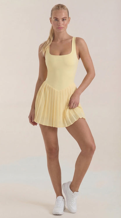 DEIRDRE | VESTIDO CORTO PLISADO