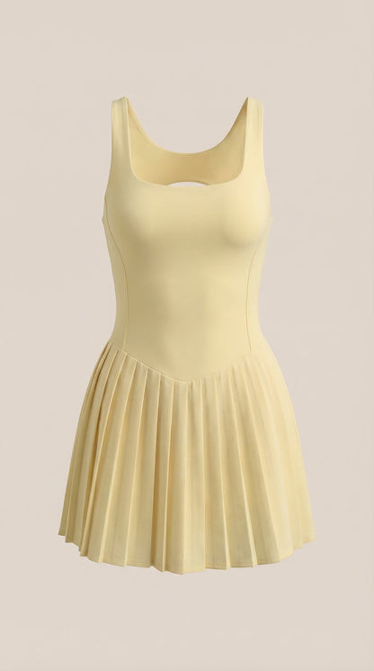 DEIRDRE | VESTIDO CORTO PLISADO