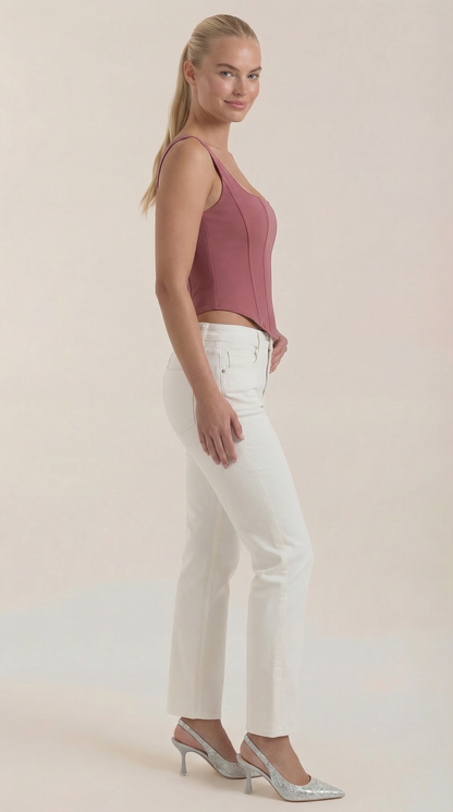 CATALINA | TOP SIN MANGAS ESTILO CORSET