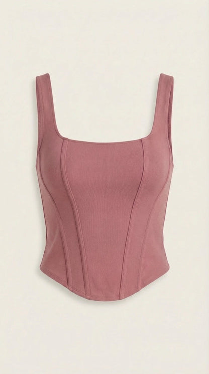 CATALINA | TOP SIN MANGAS ESTILO CORSET