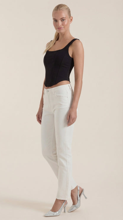 CATALINA | TOP SIN MANGAS ESTILO CORSET