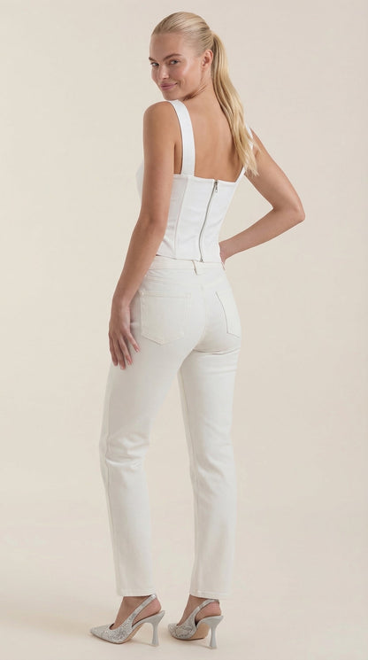 CATALINA | TOP SIN MANGAS ESTILO CORSET