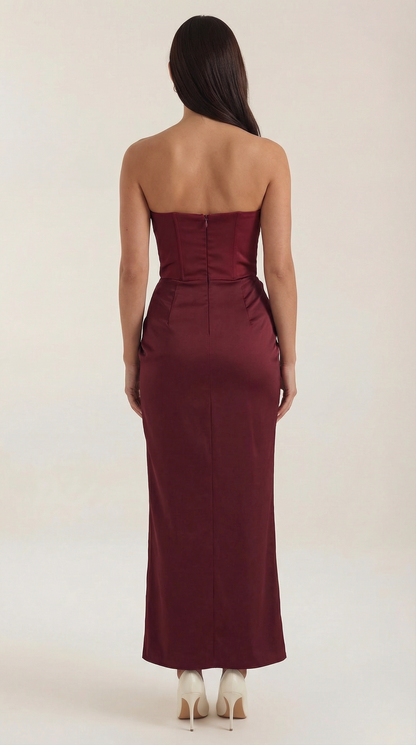 FIORELLA | VESTIDO LARGO CON CORSET