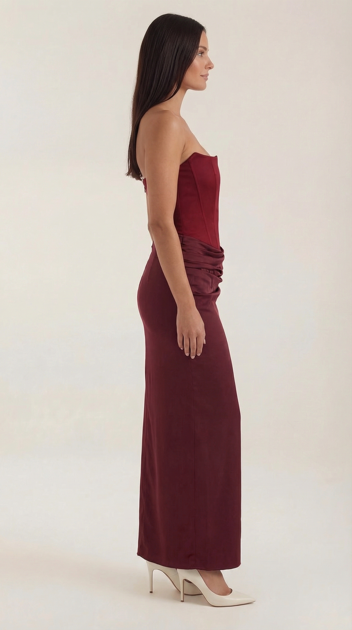 FIORELLA | VESTIDO LARGO CON CORSET