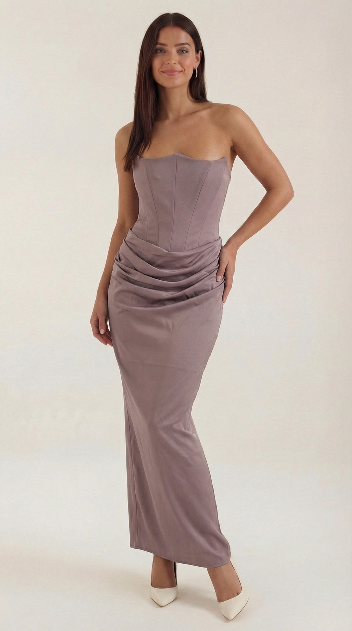 FIORELLA | VESTIDO LARGO CON CORSET