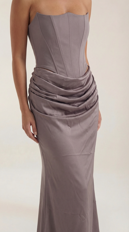 FIORELLA | VESTIDO LARGO CON CORSET