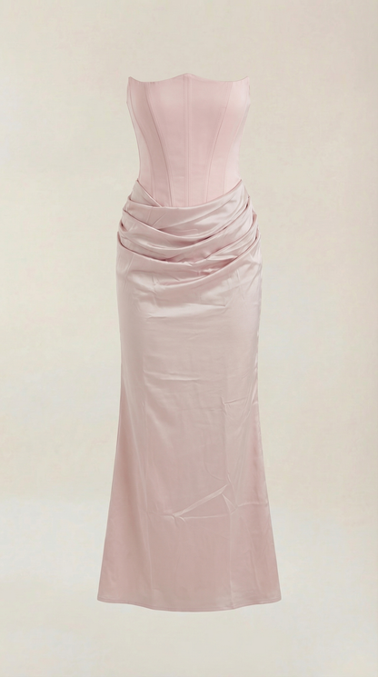 FIORELLA | VESTIDO LARGO CON CORSET