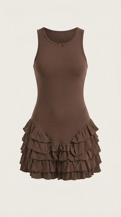 GWEN | MINIVESTIDO CON VOLANTES