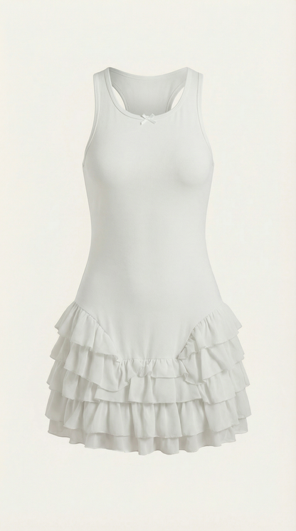 GWEN | MINIVESTIDO CON VOLANTES