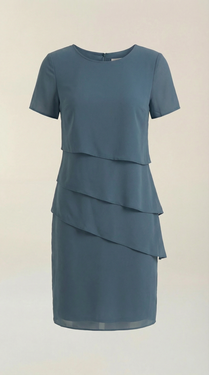 MEGHAN | VESTIDO CORTO CON VOLANTES