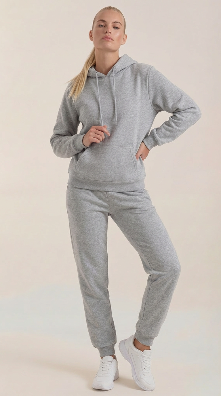MIRIAM | CONJUNTO CÓMODO DE SUDADERA Y PANTALONES JOGGER