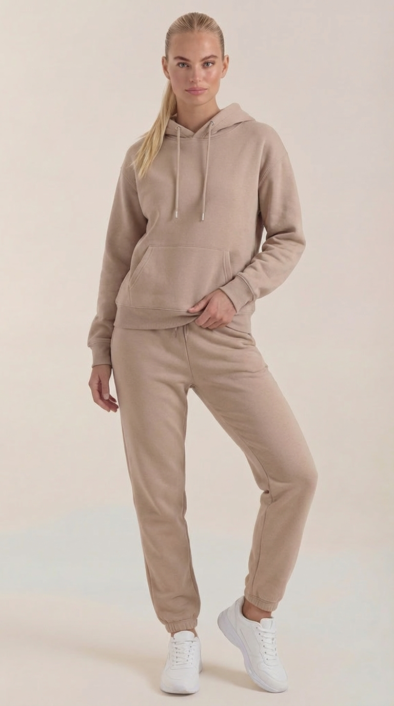 MIRIAM | CONJUNTO CÓMODO DE SUDADERA Y PANTALONES JOGGER