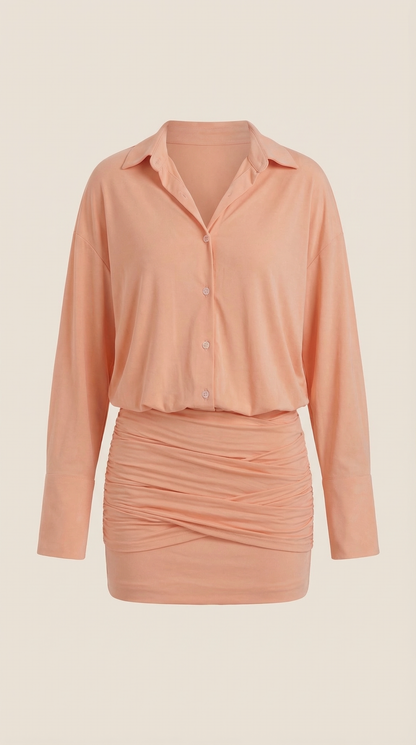 POLLY | VESTIDO CORTO CAMISERO