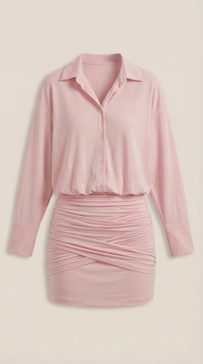 POLLY | VESTIDO CORTO CAMISERO