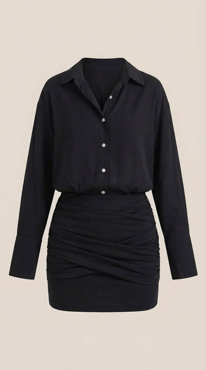 POLLY | VESTIDO CORTO CAMISERO