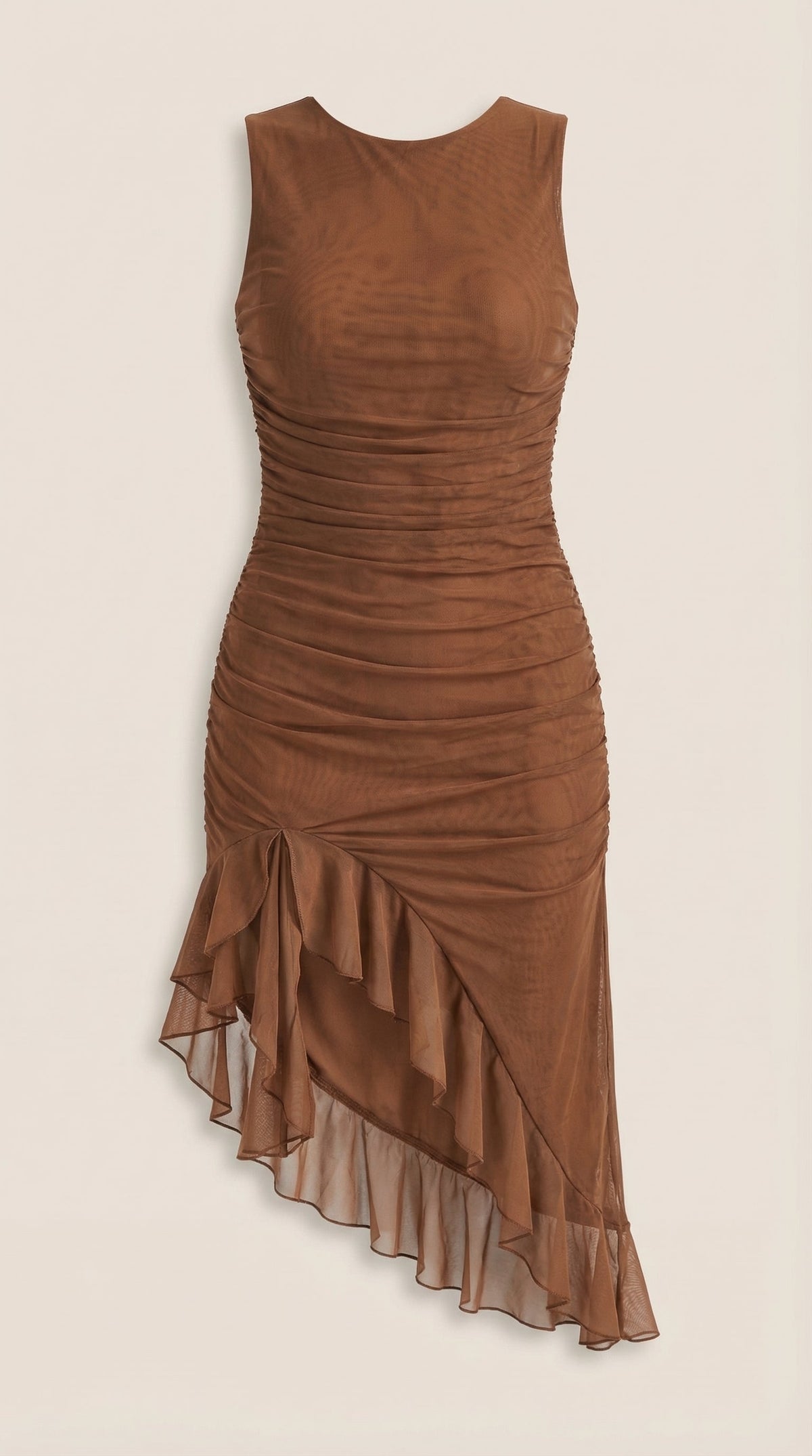 RAMONA | VESTIDO MIDI CON DETALLES DE VOLANTES