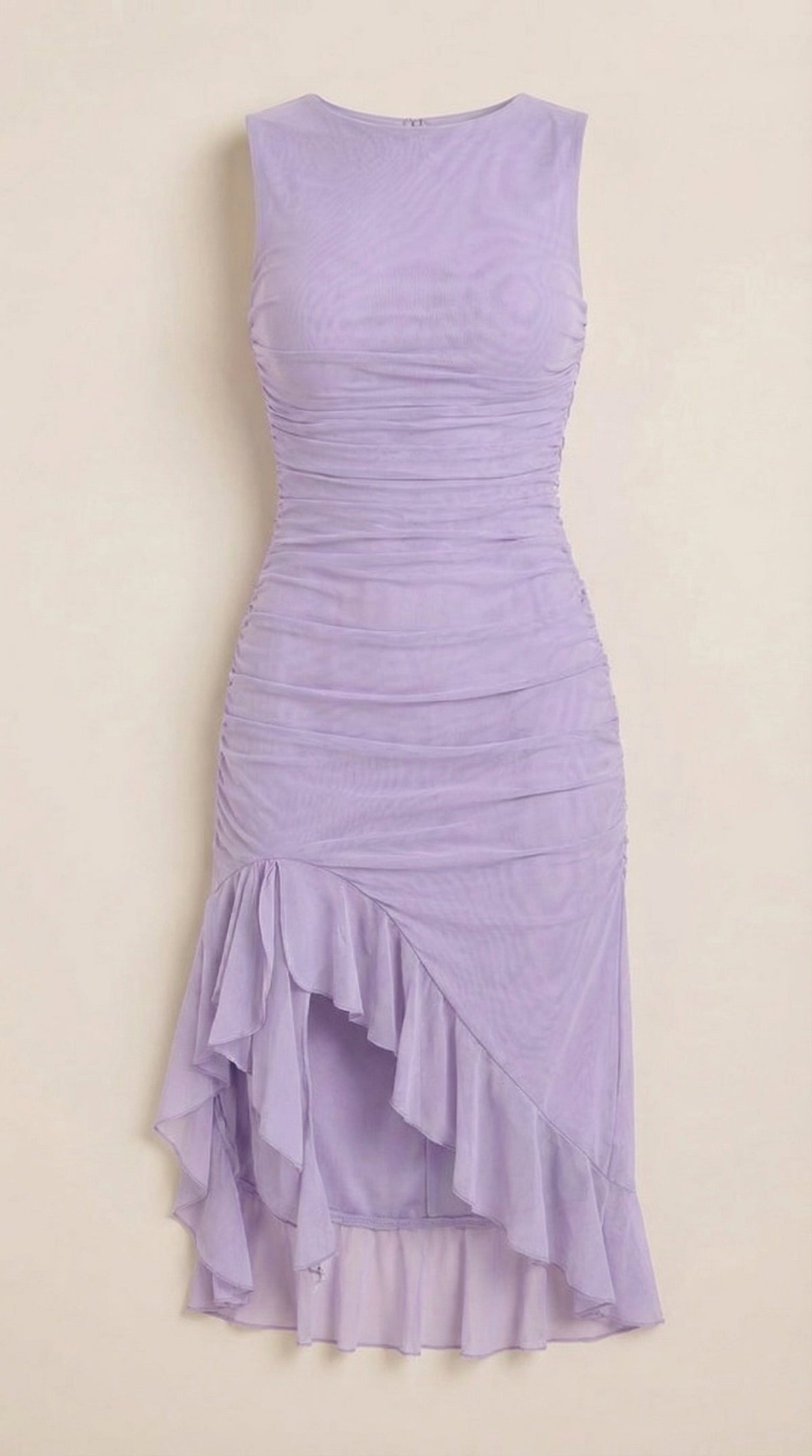 RAMONA | VESTIDO MIDI CON DETALLES DE VOLANTES