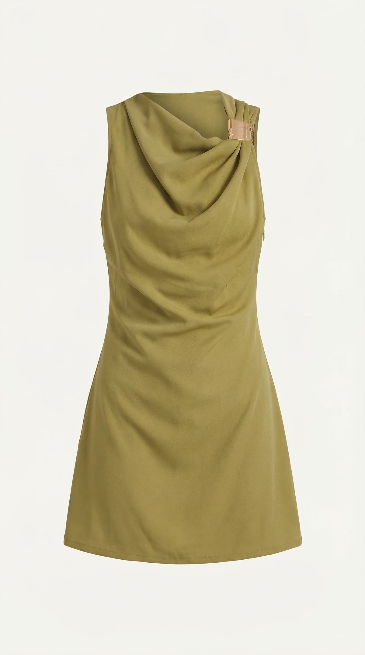 ROSALIE | VESTIDO CORTO CON ESCOTE DRAPEADO