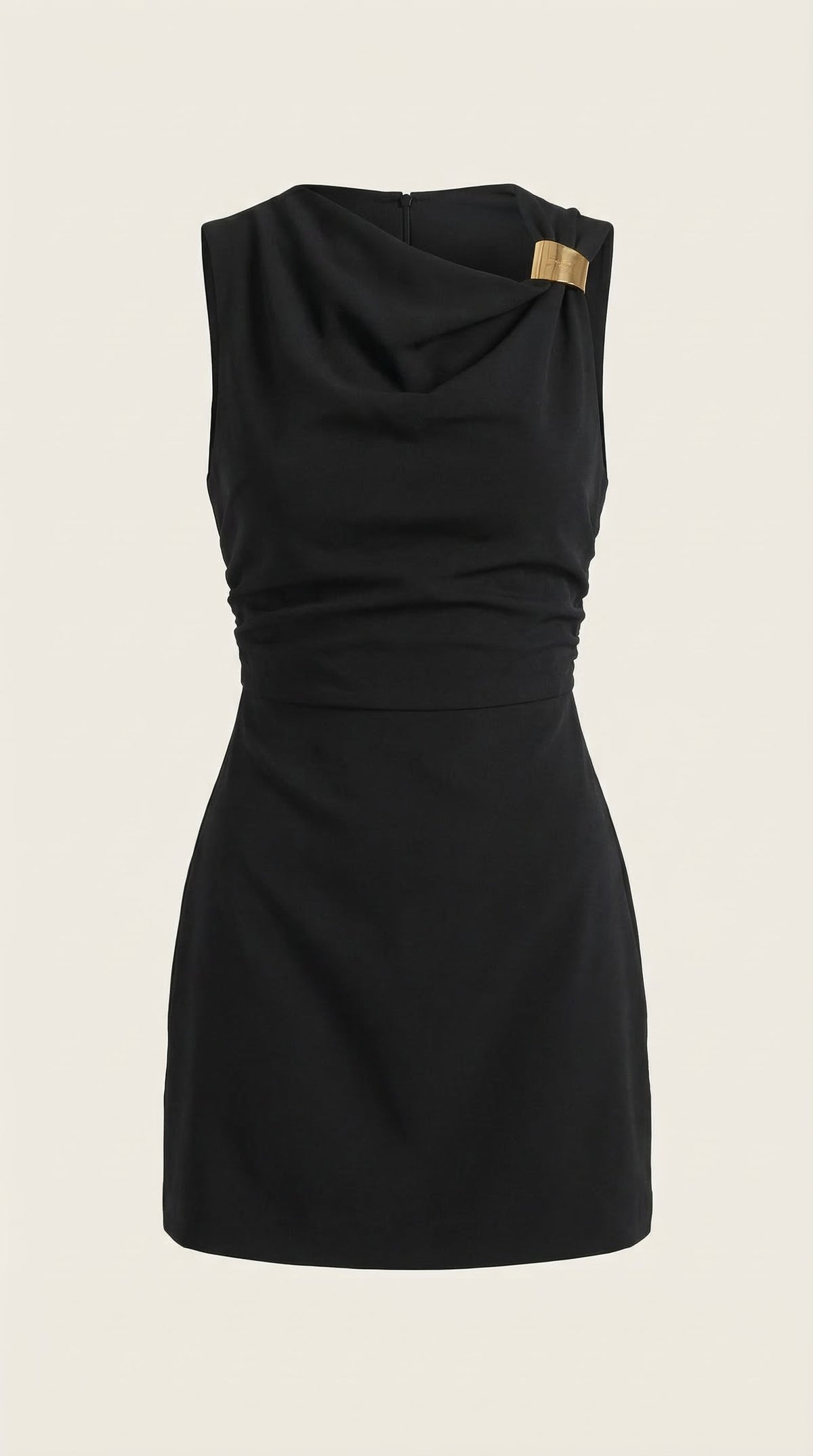 ROSALIE | VESTIDO CORTO CON ESCOTE DRAPEADO