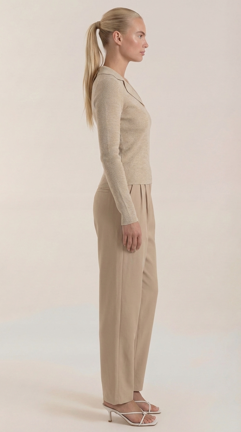 ANTONIA | JERSEY DE PUNTO CON CUELLO ELEGANTE