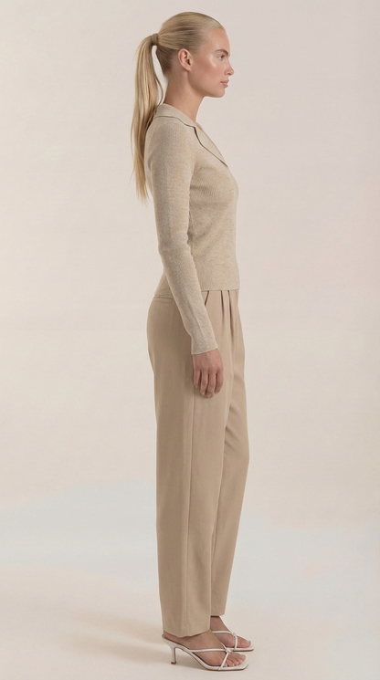 ANTONIA | JERSEY DE PUNTO CON CUELLO ELEGANTE