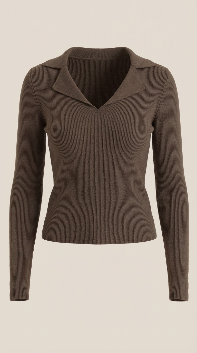 ANTONIA | JERSEY DE PUNTO CON CUELLO ELEGANTE