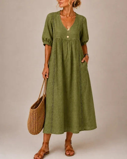 ESTELA | VESTIDO MIDI DE VERANO
